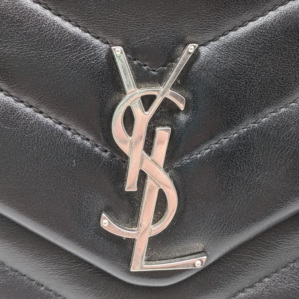 SOLD Saint Laurent Black LouLou Crossbody Bag - Picture 5 of 9